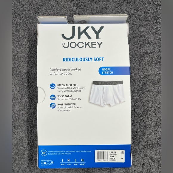 JKY by Jockey Ridiculously Soft modal trunks - Picture 3 of 4